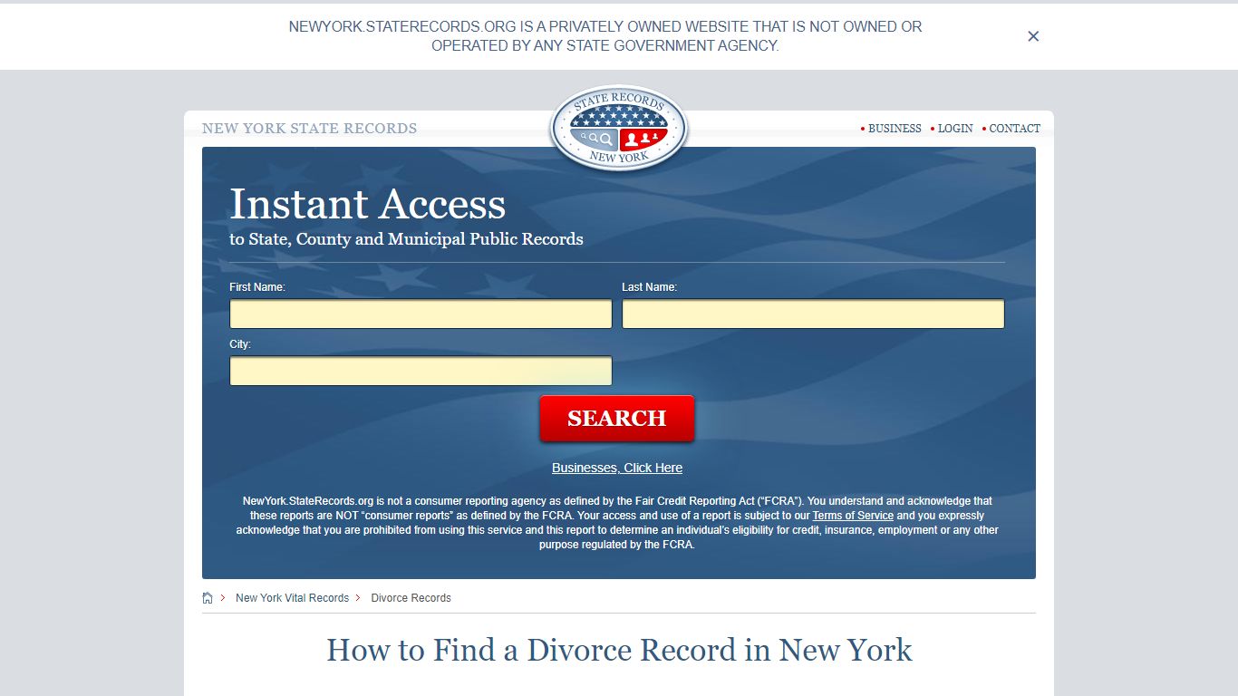 How to Find a Divorce Record in New York - New York State Records